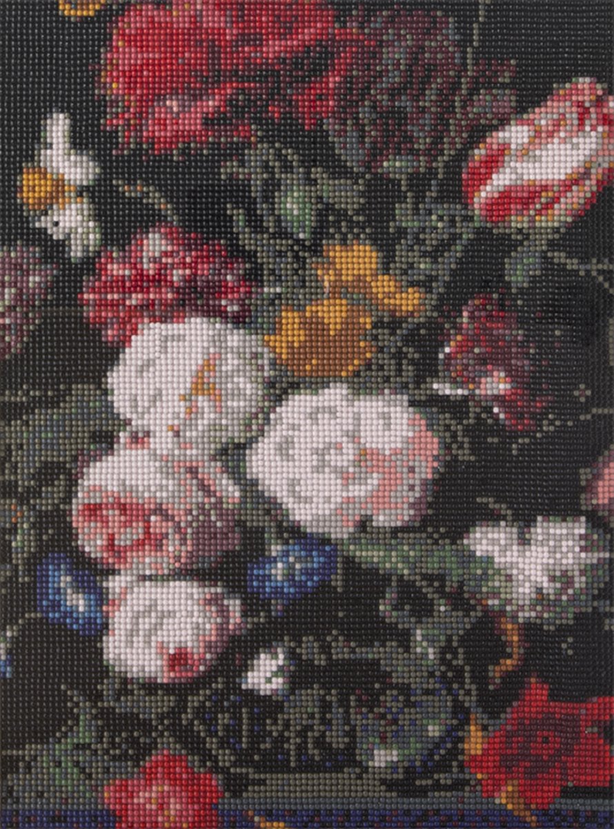 Craft Sensations Diamond painting voor volwassenen | Bloemen in vaas diamond painting | Formaat 40 X 50 CM | Knutselpakket volwassenen